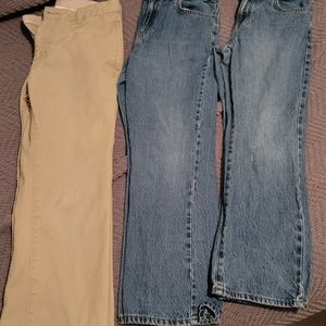 Boys jeans and shorts husky